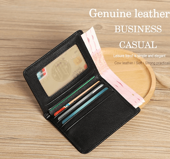 Slim Leather Wallet for Men
