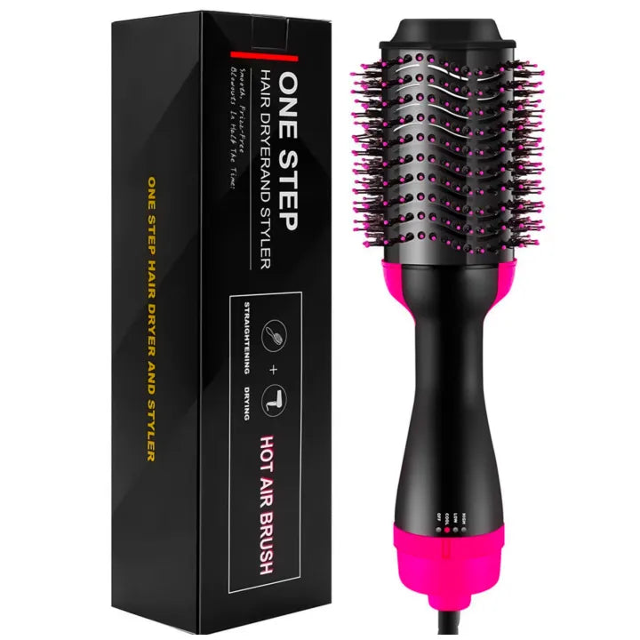 3-in-1 Hot Air Brush: Dryer, Styler & Volumizer in One Step