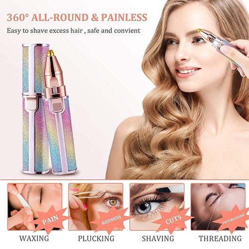 2 in 1 Facial Hair Remover & Eyebrow Trimmer π | Rechargeable πβ‘ |