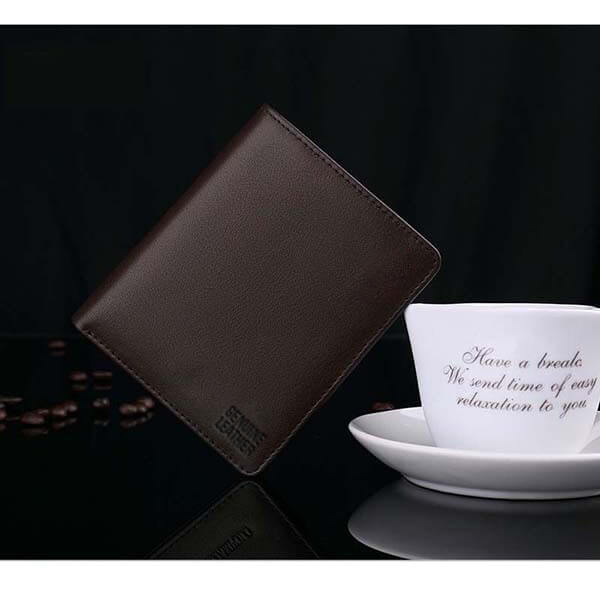 Slim Leather Wallet for Men